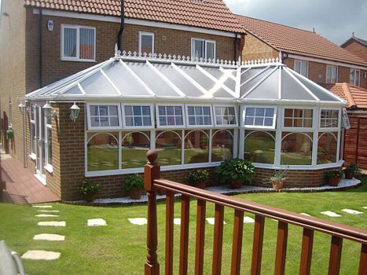 P-Shaped Conservatory and Sunroom